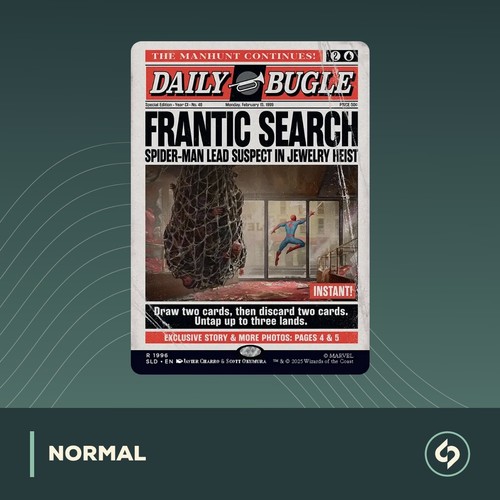 Mtg frantic search - frantic, |